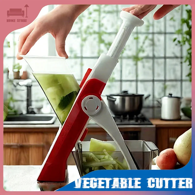 5 in 1 Multifunctional Vegetable Cutter Household Kitchen Mandoline Slicer, Slice Safe, Multifunctional