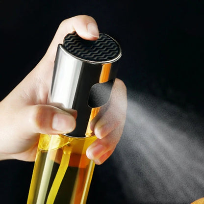 Glass Oil Spray Bottle Pump for Oil-Control Kitchen Olive Oil