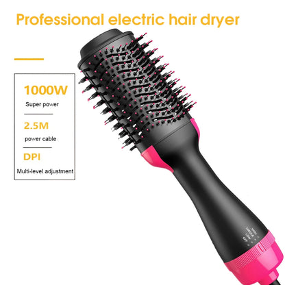 Dryer and Straightening Brush Electric Comb Brush One Step Salon Hair