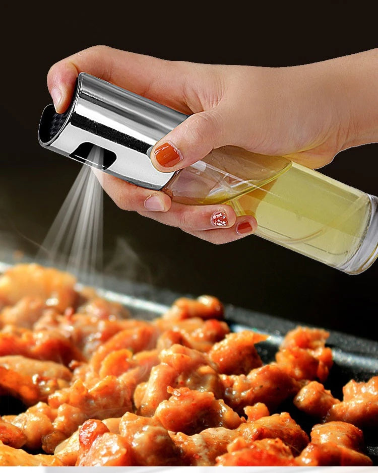 Glass Oil Spray Bottle Pump for Oil-Control Kitchen Olive Oil