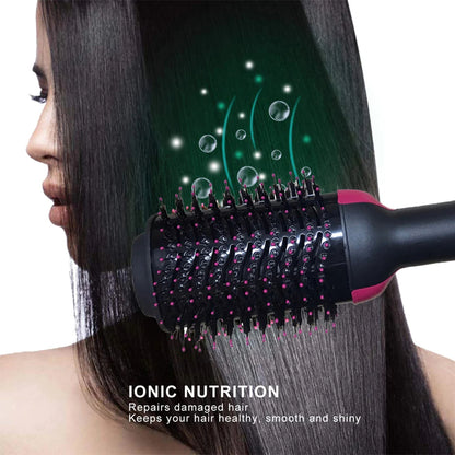 Dryer and Straightening Brush Electric Comb Brush One Step Salon Hair