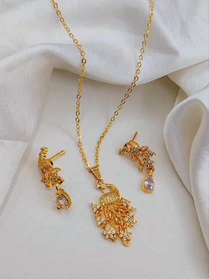 Gold plated locket set