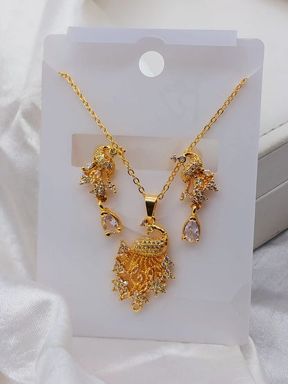 Gold plated locket set