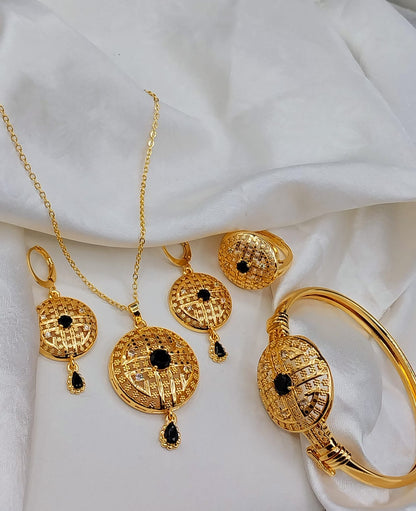 China gold plated locket set is perfect for cherishing your